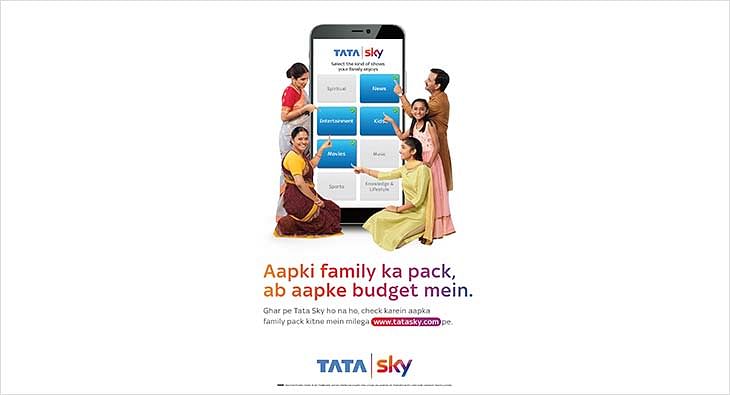 Tata sky hot sale mobile pack