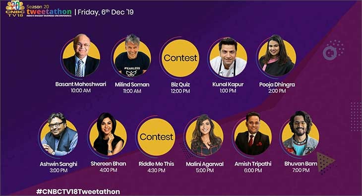 CNBCTV18 Tweetathon?blur=25