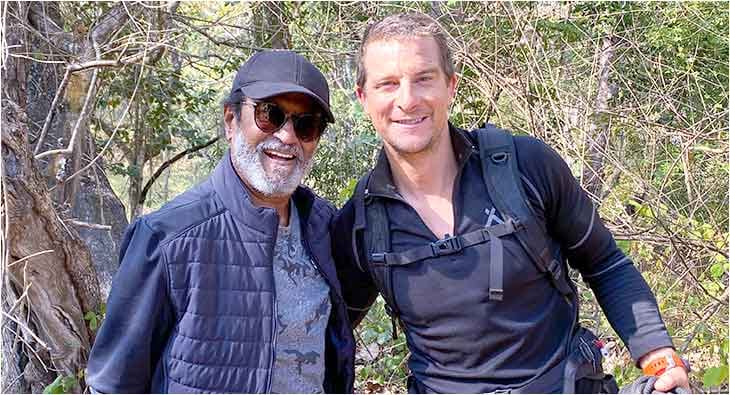 Rajinikanth Into The Wild with Bear Grylls?blur=25