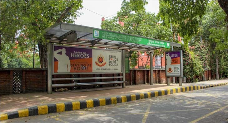 JCDecaux and Delhi Police COVID Campaign?blur=25