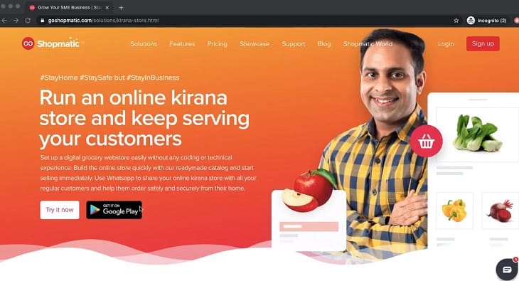 Shopmatic Kirana Web Stores?blur=25