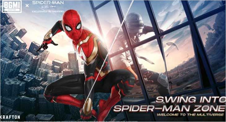 Battlegrounds Mobile India partners with Sony Pictures' 'Spider-Man: No Way Home' - Exchange4media Battlegrounds Mobile India partners with Sony Pictures' 'Spider-Man: No Way Home' - Exchange4media