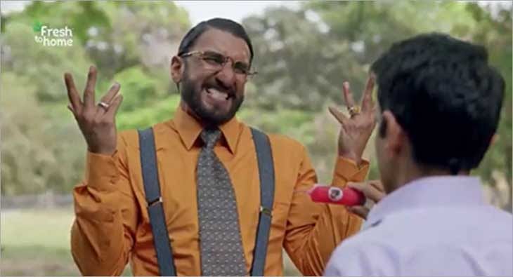 Ranveer Singh To Play Dubious Salesman For FreshToHome's Latest Campaign