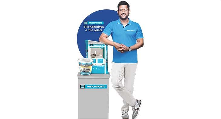 MYK Laticrete announces MS Dhoni as its national brand ambassador -  Exchange4media