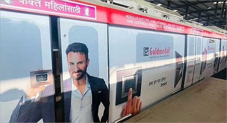 MOMS executes metro train branding campaign in Mumbai for