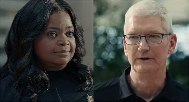 Mother Nature' chides Tim Cook in a self-aware ad by Apple