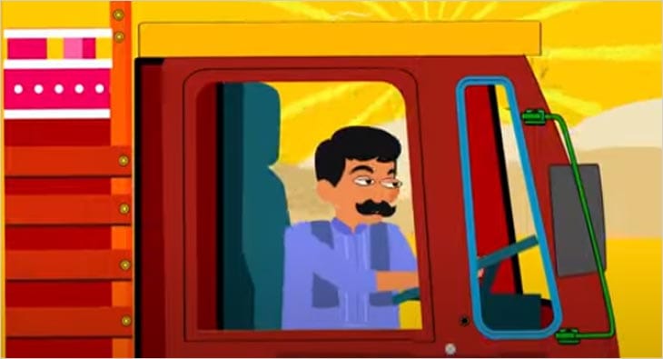 trucker Ashok Leyland ad?blur=25