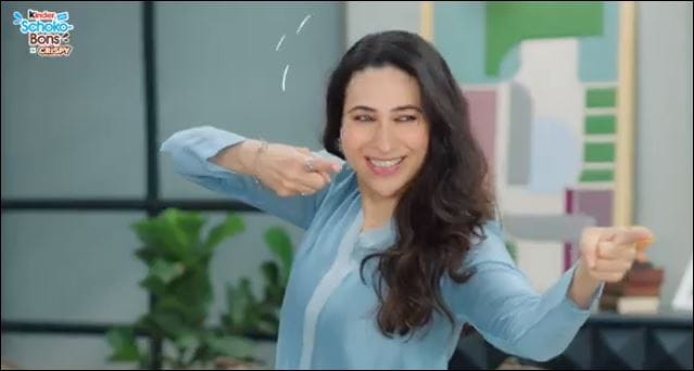 karishma kapoor kinder ad