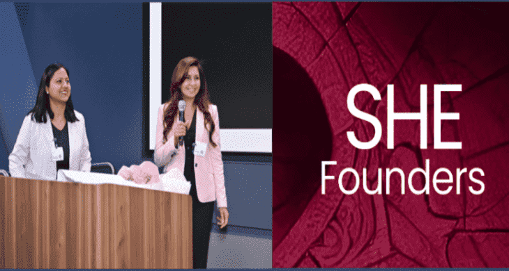 She founders
