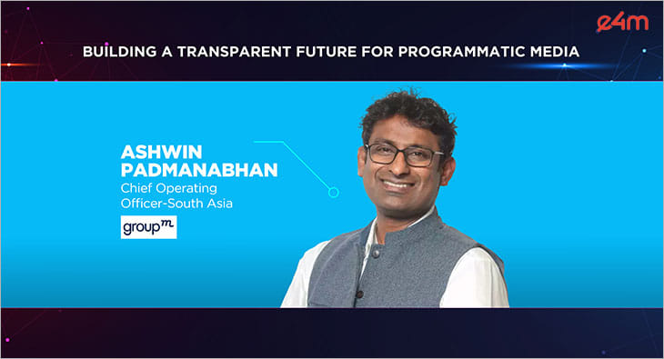Ashwin Padmanabhan GroupM e4m Real Time 2024 conference?blur=25