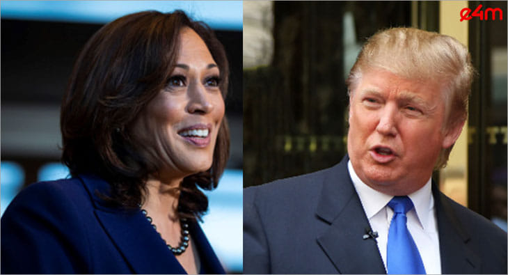 Kamala Harris Donald Trump US elections?blur=25