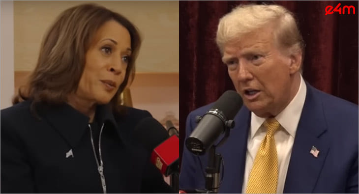 Donald Trump Kamala Harris US elections?blur=25