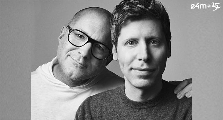 Sam Altman, Jony Ive, io device?blur=25
