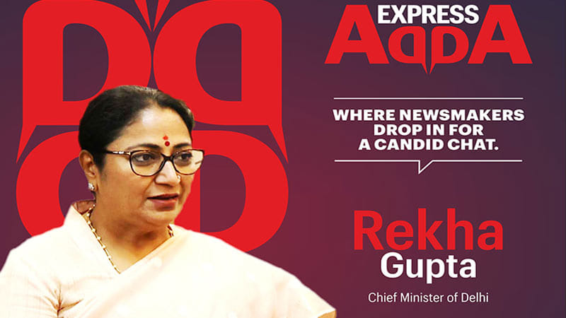 Express Adda,  Rekha Gupta?blur=25