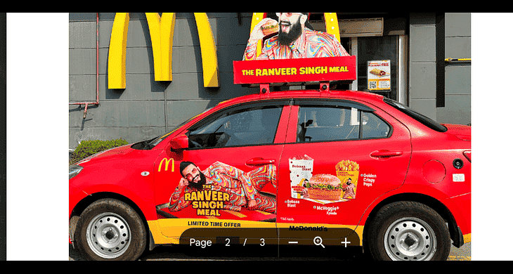 McDonald’s & CASHurDRIVE hit the Road with Ranveer Singh meal campaign