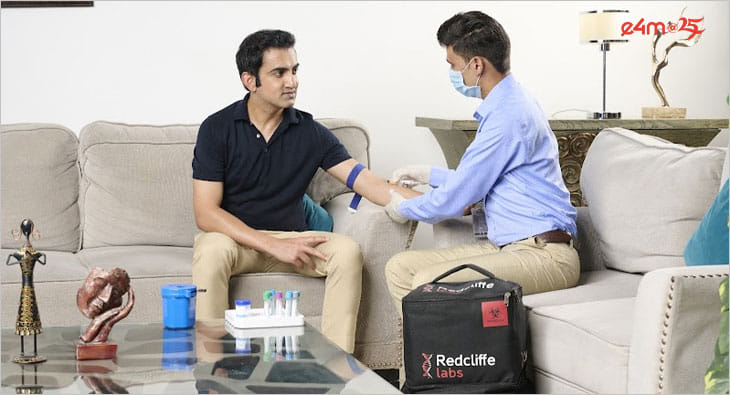 Redcliffe Labs re-appoints Gautam Gambhir as brand ambassador?blur=25