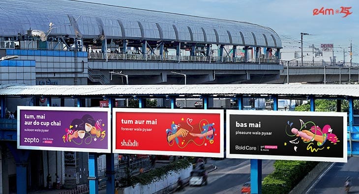 Bold Care, Zepto & Shaadi.com’s witty OOH banter grabs eyeballs?blur=25