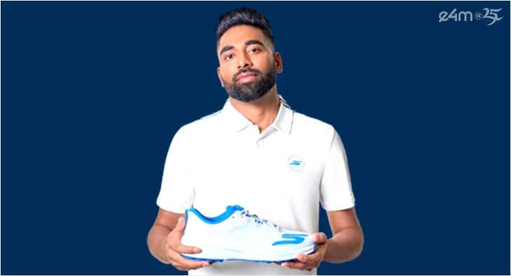 Skechers ropes in Mohammed Siraj?blur=25