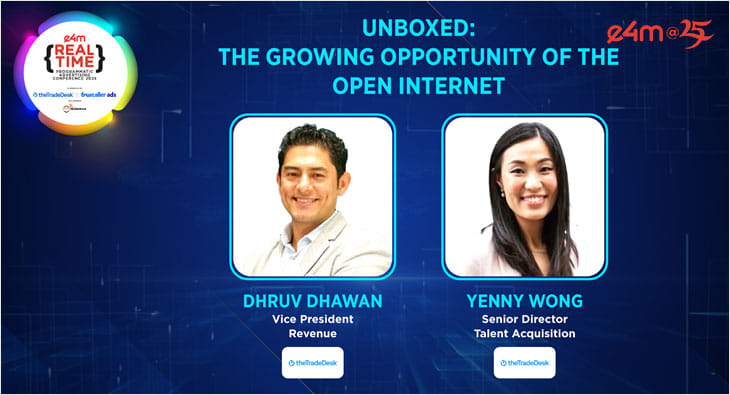 e4m programmatic summit, The Trade Desk, Dhruv Dhawan, Yenny Wong?blur=25
