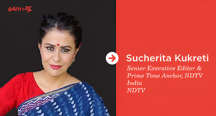 Sucherita Kukreti Joins NDTV India as Senior Executive Editor and Prime Time Anchor?blur=25