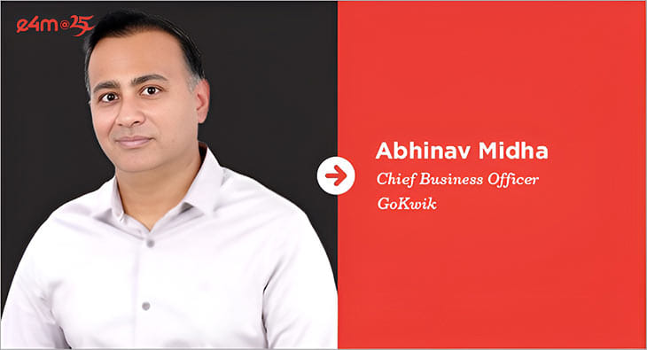 Abhinav Midha elevated to Chief Business Officer at GoKwik?blur=25