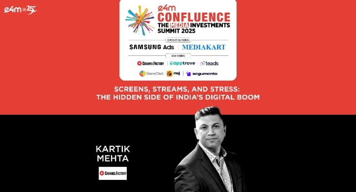 Kartik Mehta at e4m Confluence 2025?blur=25