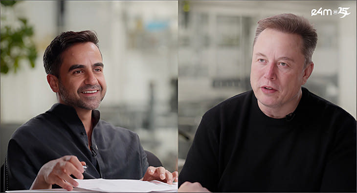 Elon Musk opens up about work, AI and India on Nikhil Kamath’s podcast?blur=25