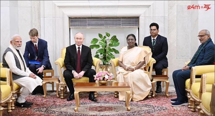 Putin visit: Russia pitches deeper economic ties with India; targets $100 bn trade by 2030?blur=25