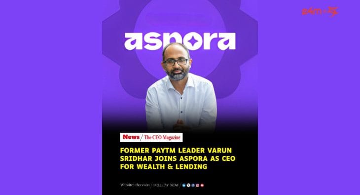 Varun Sridhar appointed CEO of fintech startup Aspora?blur=25