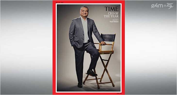 YouTube CEO Neal Mohan is TIME’s CEO of the Year?blur=25