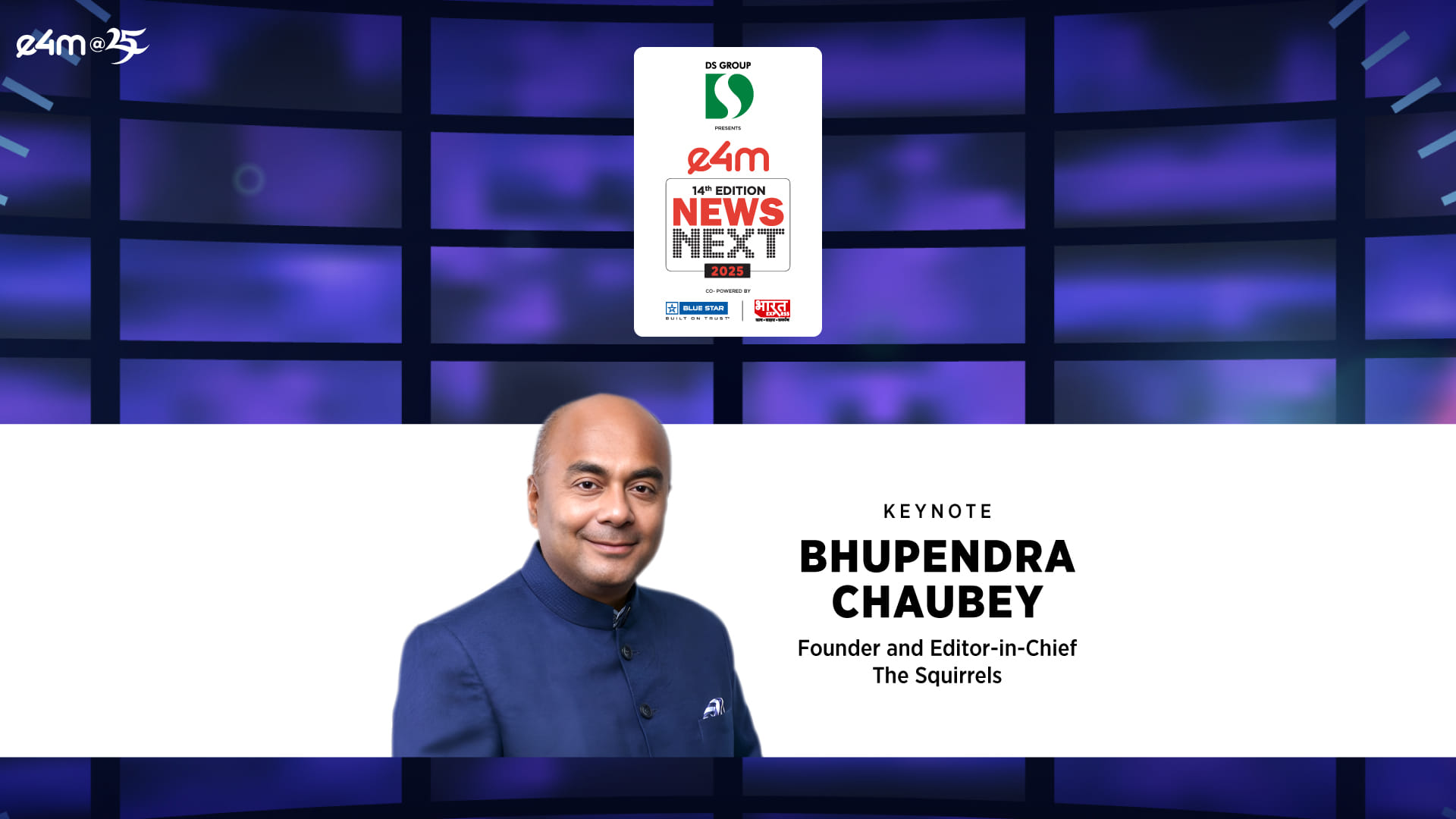 e4m NewsNext Summit 2025, Bhupendra Chaubey?blur=25