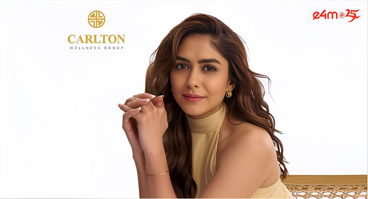 EBG Group announces Mrunal Thakur as brand ambassador for Carlton Wellness?blur=25