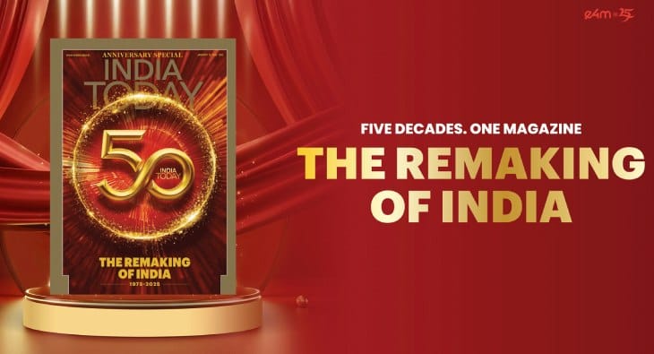 India Today unveils 50th anniversary special: The Remaking of India: 1975–2025