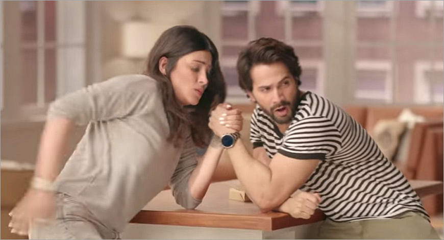 FOSSIL launches maiden TVC in India with Varun Dhawan and Shruti