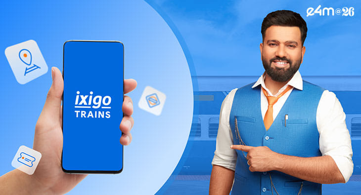 ixigo Trains renews partnership with Rohit Sharma as brand ambassador?blur=25