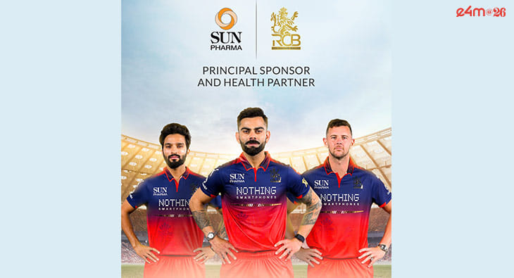 Sun Pharma comes on board as Principal Sponsor and Health Partner of RCB?blur=25