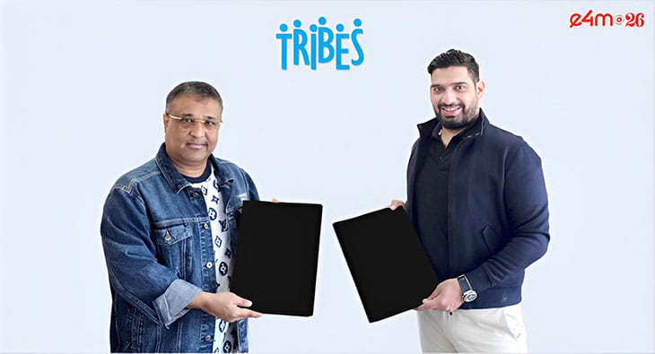 (L-R) Gour Gupta, Chairman, Tribes Communications and Anuj Bhandari, Founder & CEO, TRIOOH?blur=25