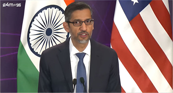 AI summit, Google CEO, Sundar Pichai?blur=25