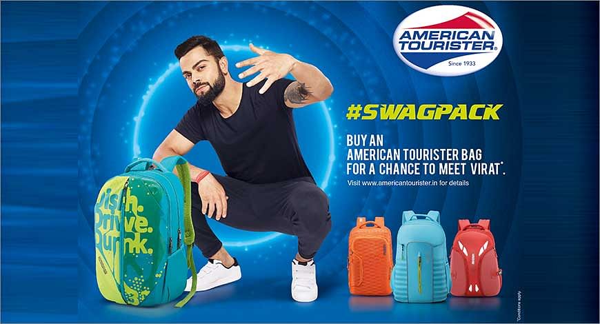 American Tourister's New #Swagpack Campaign with Virat Kohli