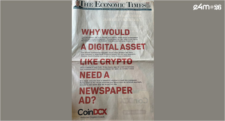 Why a crypto brand chose print for its ad??blur=25