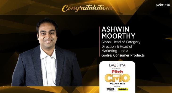 Ashwin Moorthy at Laqshya Pitch Best CMO Awards?blur=25