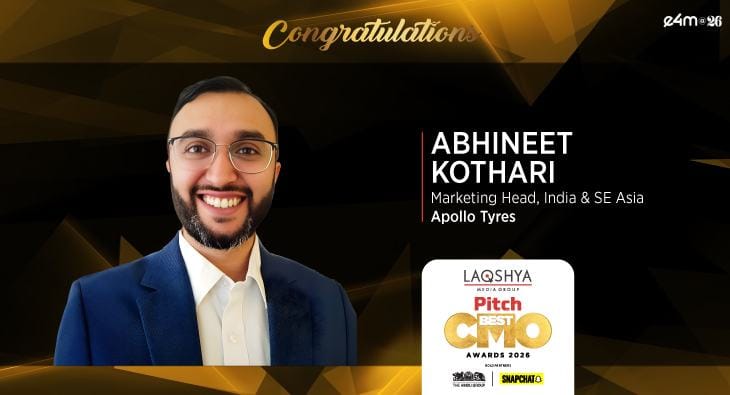 Apollo Tyres, Abhineet Kothari, Pitch CMO awards?blur=25