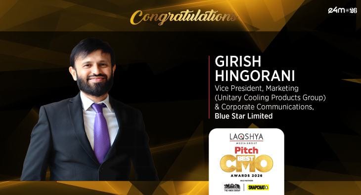 Girish Hingorani, Blue Star, CMO, Pitch CMO Awards 2026?blur=25