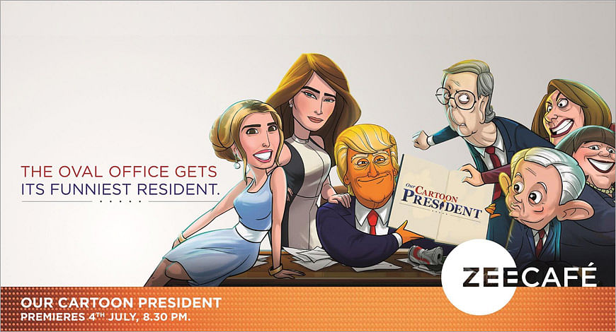 Zee Café presents an animated political satire of the Donald Trump  Administration with 'Our Cartoon President' - Exchange4media
