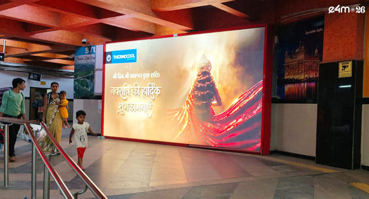 Thermocool rolls out Navratri digital campaign at railway stations train?blur=25
