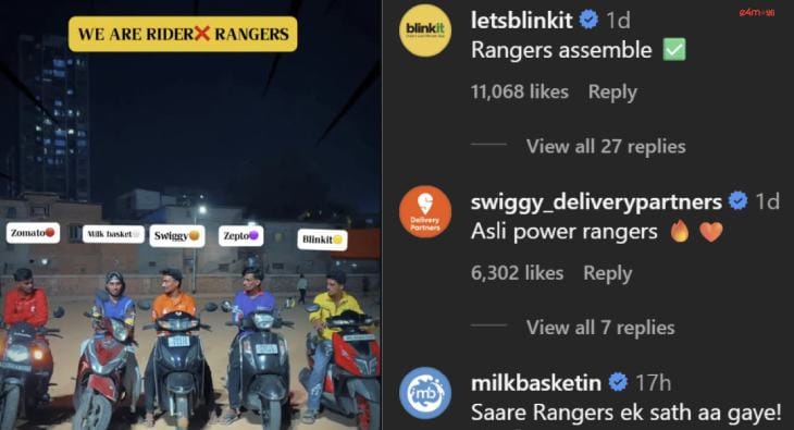 Brands react as delivery partners reimagine themselves as ‘Power Rangers’?blur=25