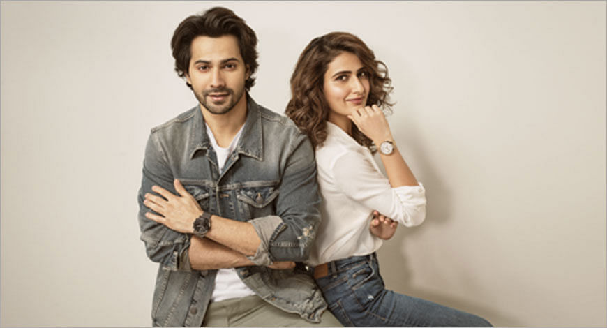 Fossil launches new campaign with Varun Dhawan Fatima Sana Shaikh