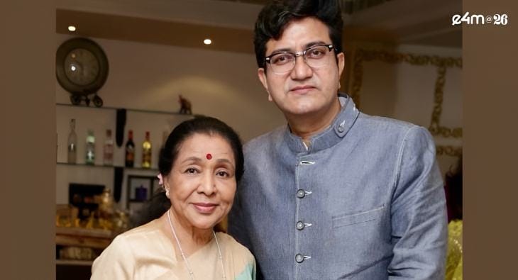 Prasoon Joshi bids farewell to Asha Bhosle?blur=25