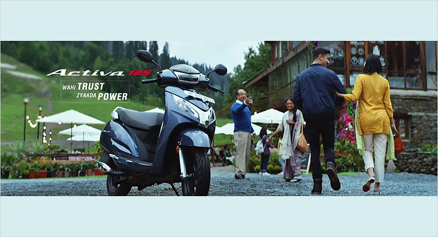 Honda Unveils Latest Campaign Sau Mein Se Sava Sau For Activa 125 Exchange4media