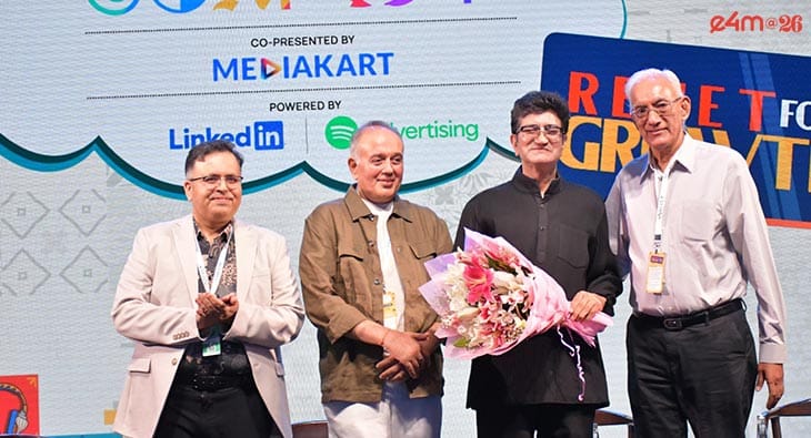 Prasoon Joshi Honoured at Goafest 2026 for Prasar Bharati Role?blur=25